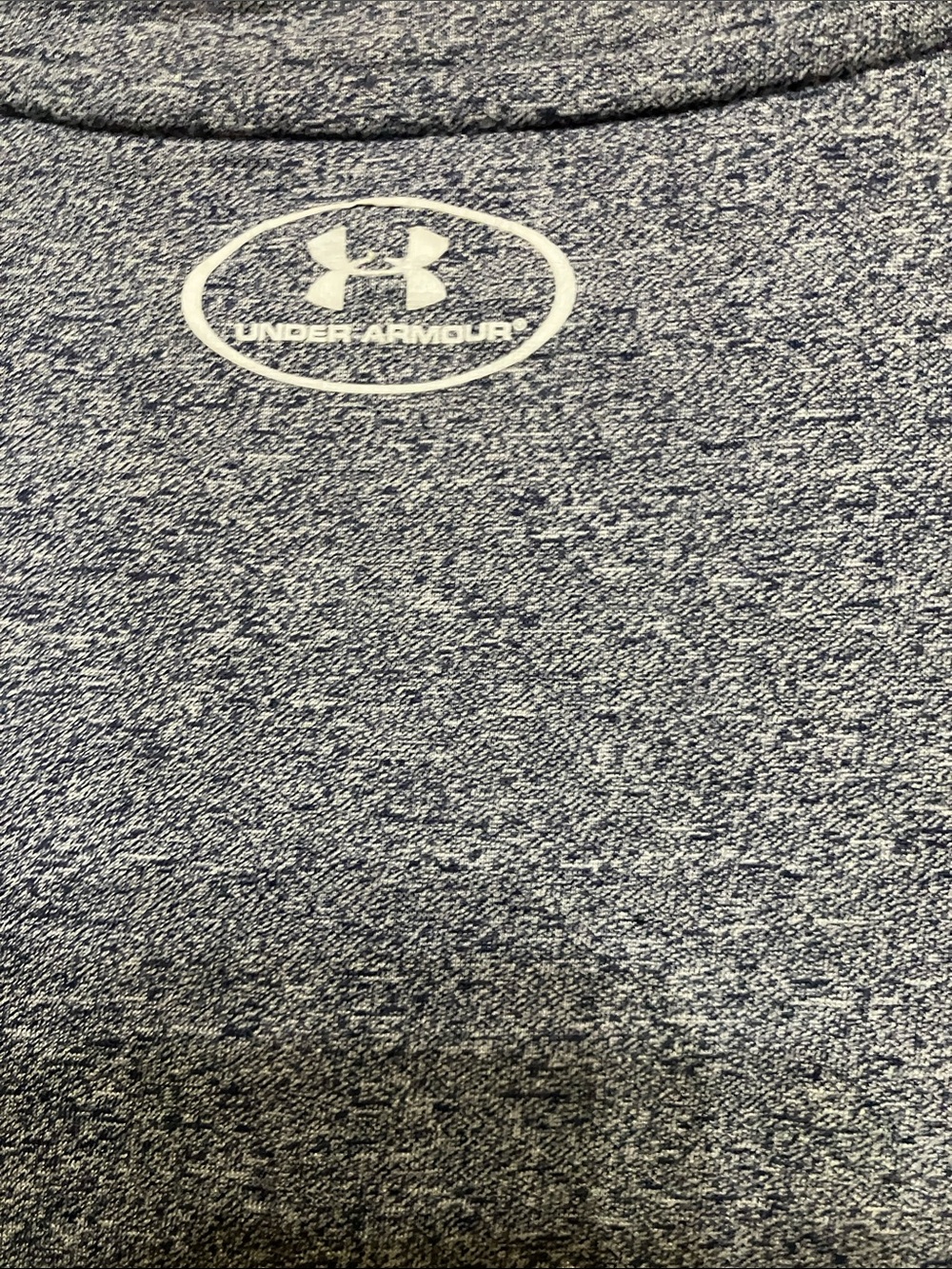 Under Armour Heathered Blue Notre Dame 'Irish' V‑Neck Tee - Picture 10 of 10